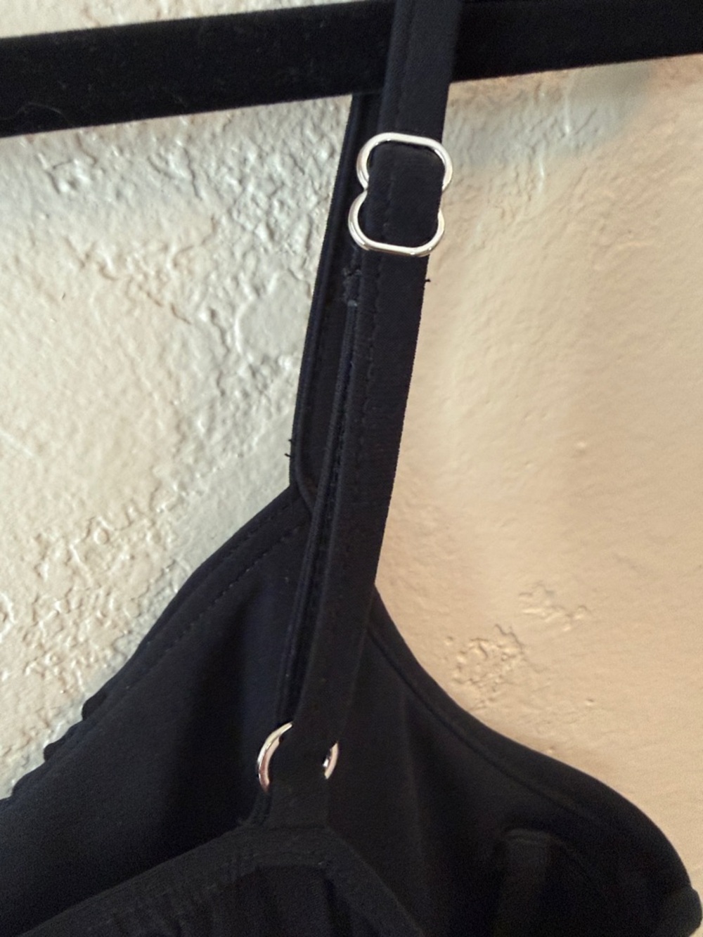 Magicsuit by Miraclesuit Black Adjustable Side-Drape Swimwear Swim Top Rouched - Picture 3 of 12